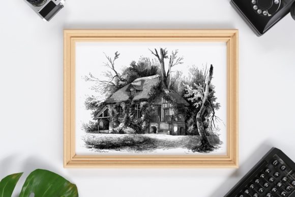 Download Old House Vintage Illustration - Old Collection