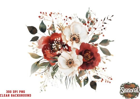 Download Watercolor Floral Graphics - Floral Collection
