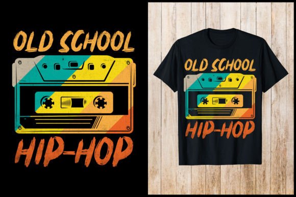 Download Old School Hip Hop Retro T-Shirt Design - Old Collection