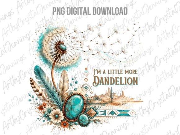 Download Country Boho Western Dandelion PNG - Premium Bundle