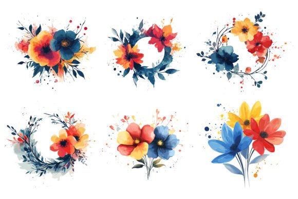Download Watercolor Floral Logo with Soft Hues - Floral Collection