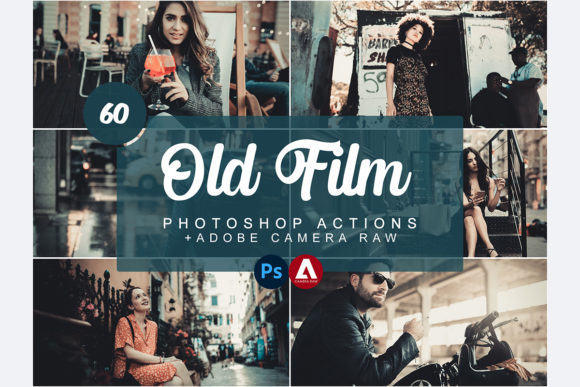Download Old Film Photoshop Actions - Old Collection