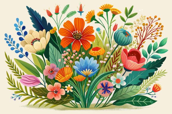 Download Boho Watercolor Wildflowers - Boho Collection