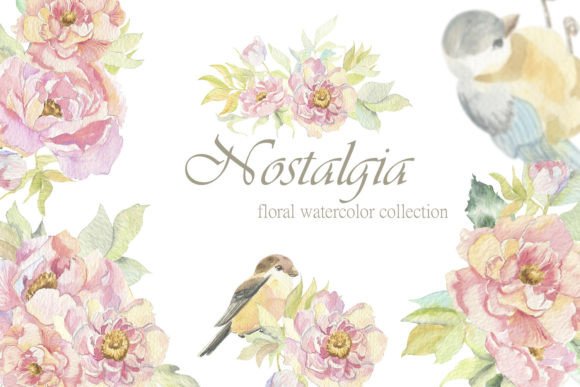 Download Nostalgia. Floral Watercolor Collection - Floral Collection