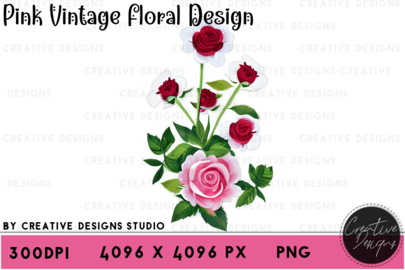 Download Pink Floral Vintage Designs - Floral Collection